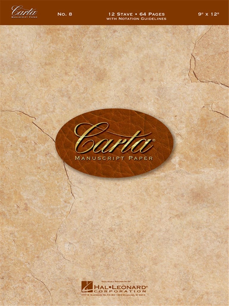 Carta Manuscript Paper No. 8 - Basic